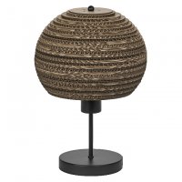 LEDVANCE stolní lampa Cardboard Ball E27 hnědá 4058075837140 LEDVANCE stolní lampa Cardboard Ball E27 hnědá 4058075837140