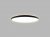 LED2 12750737ZBTW Stropn� sv�tidlo MOON 80, BCH ZIGBEE TW 88W (76+12) 2700K-4000K �ern�/�ampa�