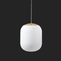 OSMONT TAN62884 TANIA S1 HP z�v�sn� sklen�n� sv�tidlo mosaz le�t�n� / b�l� IP40 4000 K 52W LED