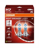 OSRAM H7 12V 55W PX26d NIGHT BREAKER LASER +150% v�ce sv�tla 2ks 64210NL-2HB