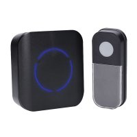 Solight bezdr�tov� zvonek, do z�suvky, 180m, �ern�, learning code 1L82B