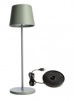 Deko-Light nabíjecí svítidlo - sada Canis šedozelená + nabíjecí základna 620195 Deko-Light nabíjecí svítidlo - sada Canis šedozelená + nabíjecí základna 620195