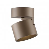 PAUL NEUHAUS LED stropn� sv�tidlo PURE Cup, bronzov�, stm�vateln�, nastaviteln� a oto�n� 2700K