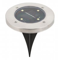 Rabalux solární svítidlo Dannet LED 0,24W saténová chromová IP44 7975 Rabalux solární svítidlo Dannet LED 0,24W saténová chromová IP44 7975