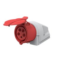 Solight z�suvka n�st�nn�, 5-p�lov�, 400v/32A, IP44 P157