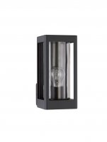 NOVA LUCE venkovn� n�st�nn� sv�tidlo FIGO tmav� �ed� hlin�k a �ir� sklo E27 1x12W 220-240V bez ��rovky IP54 9060192