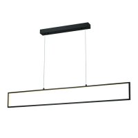 ACA Lighting z�v�sn� sv�tidlo LED 32W 3000K 2600lm AELIA �ern� kov IP20 120X6XH150CM PN30LEDPBK