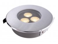 Light Impressions Deko-Light zemn� sv�tidlo Flat II WW 220-240V AC/50-60Hz 5,80 W 3000 K 400 lm st��brn� 100111