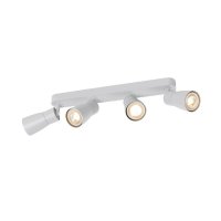 BIG WHITE (SLV) PURI 2.0 Dome n�st�nn� a stropn� sv�tidlo, dlouh� proveden�, 4 x max. 6W GU10, �ed� 1008355