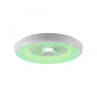 JUST LIGHT LED stropn� sv�tidlo b�l� s k�i���lov�m efektem, d�lkov� ovl�d�n�, Tuya, stm�vateln� s aplikac� RGB/2700-5000K