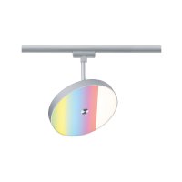 PAULMANN URail li�tov� spot Smart Home Zigbee 3.0 Hildor RGBW 7,5W RGBW+ stm�vateln� 230V matn� chrom