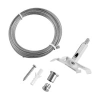 Deko-Light 3-f�zov� kolejnicov� syst�m D Line/Dali zak�iven� z�v�sn� dr��k 5m lanko, b�l� 710117