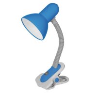 Kanlux SUZI stolní lampa modrá HR-60-BL max.1x60W E27 s klipem 07152 Kanlux SUZI stolní lampa modrá HR-60-BL max.1x60W E27 s klipem 07152