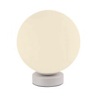 JUST LIGHT LED stoln� lampa, koule, b�l�, Smarthome, stm�vateln�, d�lkov� ovlada� s aplikac� Tuya RGB, 2700-5000K