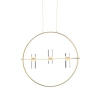 ACA Lighting z�v�sn� sv�tidlo LED 12W zlat� 3000K 1080lm D53XH173CM IONIAN JNEP12LED53GD