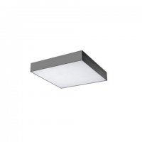 LED Stropn� p�isazen� sv�tidlo AZzardo Monza II S 50 4000K black AZ3697 74W 6120lm 4000K IP20 50cm �ern� �tvercov� stm�vateln�