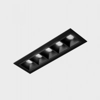 KOHL-Lighting NSES zapu�t�n� sv�tidlo s r�me�kem 147x45 mm �ern� 10 W CRI 90 2700K Non-Dimm