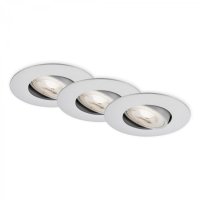 BRILONER LED vestavn� sv�tidlo 4,4 cm 3x 4,9 W 480lm chrom BRI 7602034