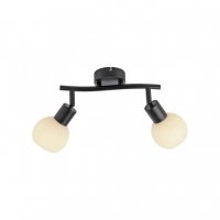 JUST LIGHT LED stropn� sv�tidlo 2 ramenn� �ern� oto�n� spoty nad�asov� design 3000K LD 12151-18