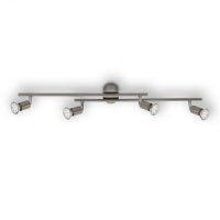 BRILONER Bodov� sv�tidlo 73 cm 4xGU10 3W 250lm matn� nikl BRILO 2767-042
