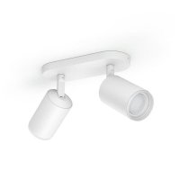 Hue Bluetooth White and Color Ambiance bodové svítidlo Philips Fugato 50632/31/P7 bílé GU10 2x5.5W Hue Bluetooth White and Color Ambiance bodové svítidlo Philips Fugato 50632/31/P7 bílé GU10 2x5.5W