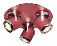 Rabalux bodov� sv�tidlo April GU10 3X MAX 5W �erven� 5039