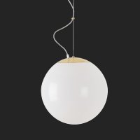 OSMONT ISI64263 ISIS L3 PM HP z�v�sn� plastov� sv�tidlo mosaz le�t�n� / b�l� IP40 3000 K 52W LED