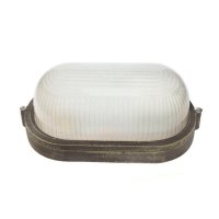 ACA Lighting venkovn� n�st�nn�/stropn� sv�tidlo E27 192mm zlat� �ern� bez m��ky HI5032GB