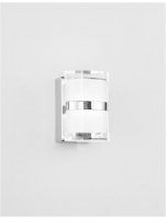 NOVA LUCE n�st�nn� sv�tidlo SABIA chrom hlin�k a akryl LED 10W 220-240V 3000K IP44 9122321