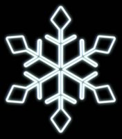 DecoLED LED sv�teln� vlo�ka I, z�v�sn� 3D tisk, pr. 101 cm, ledov� b�l�, b�l� plast