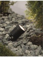 NOVA LUCE venkovn� sv�tidlo s bodcem STAKE �ern� hlin�k a sklo LED 10W 3000K 100-240V 24st. IP65 9271492