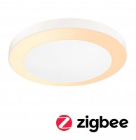 PAULMANN LED stropn� sv�tidlo Smart Home Zigbee Circula soumrakov� senzor nel�k� hmyz IP44 kruhov� 320mm CCT 14W 230V b�l� um�l� hmota