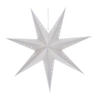 Solight LED v�no�n� hv�zda, z�v�sn�, 60cm, 20x LED, �asova�, 2x AA 1V255