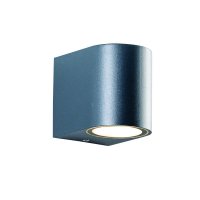 ACA Lighting GU10 venkovn� n�st�nn� sv�tidlo plast 230V tmav� �ed� IP65 MAX 3W LED SL8210GU10G