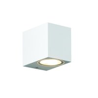 ACA Lighting GU10 venkovn� n�st�nn� sv�tidlo plast 230V b�l� IP65 MAX 3W LED SL8110GU10W