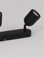 NOVA LUCE bodové svítidlo ORSON černý kov GU10 3x10W 230V IP44 bez žárovky 9555817 NOVA LUCE bodové svítidlo ORSON černý kov GU10 3x10W 230V IP44 bez žárovky 9555817