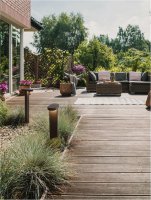 NOVA LUCE venkovn� sloupkov� sv�tidlo OFIR �ern� hlin�k a akryl LED 10.3W 3000K 220-240V 92st. IP54 9002867