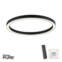 PAUL NEUHAUS Paul Neuhaus LED stropn� sv�tidlo PURE-LINES antracit 70x70 CCT d�lkov� ovlada� 2700-5000K PN 6306-13