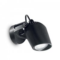 Venkovní nástěnné bodové svítidlo Ideal Lux Minitommy AP Nero 3000K 247182 GU10 1x6W IP66 černé Venkovní nástěnné bodové svítidlo Ideal Lux Minitommy AP Nero 3000K 247182 GU10 1x6W IP66 černé