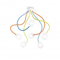 Stropní svítidlo Ideal Lux Octopus PL6 color 174976 barevné Stropní svítidlo Ideal Lux Octopus PL6 color 174976 barevné