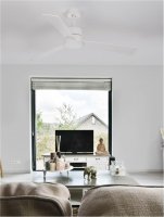 NOVA LUCE stropn� ventil�tor AXEL b�l� hlin�k a listy dub 9952355