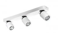 Stropn� a n�st�nn� bodov� sv�tidlo AZzardo Tomi 3 white/grey AZ0664 GU10 3x50W IP20 54cm b�lo-�ed�