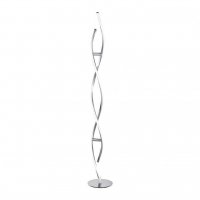 PAUL NEUHAUS LED stojac� sv�tidlo, zak�iven� tvar, ocel 3000K PN 9140-55