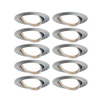 PAULMANN Vestavn� sv�tidlo LED Base kruhov� max. 10x10W GU10 kov kart��ovan� 933.99