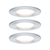 PAULMANN Vestavné svítidlo LED Nova kruhové 3x6,5W hliník broušený nevýklopné 3-krokové-stmívatelné 934.98 P 93498 PAULMANN Vestavné svítidlo LED Nova kruhové 3x6,5W hliník broušený nevýklopné 3-krokové-stmívatelné 934.98 P 93498