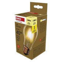 EMOS LED ��rovka Vintage A60 / E27 / 4,5 W (40 W) / 420 lm / tepl� b�l� Z55032