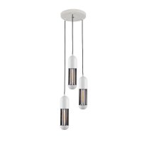 ACA Lighting z�v�sn� sv�tidlo 3XE27 b�l� kov D27XH120CM LAB HM173P27WH