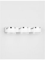 NOVA LUCE n�st�nn� sv�tidlo nad zrcadlo SABIA chrom hlin�k a akryl LED 15W 220-240V 3000K IP44 9122331