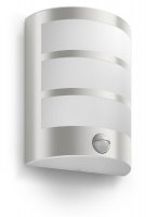 Philips Python UltraEfficient venkovní nástěnné svítidlo se senzorem LED 3,8W 800lm 2700K IP44, nerezové Philips Python UltraEfficient venkovní nástěnné svítidlo se senzorem LED 3,8W 800lm 2700K IP44, nerezové