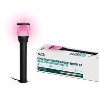 WiZ Elpas 12V venkovní sloupkové LED svítidlo 4,8W 320lm 2700-5000K RGB IP65 52cm, černé - Starter Kit WiZ Elpas 12V venkovní sloupkové LED svítidlo 4,8W 320lm 2700-5000K RGB IP65 52cm, černé - Starter Kit